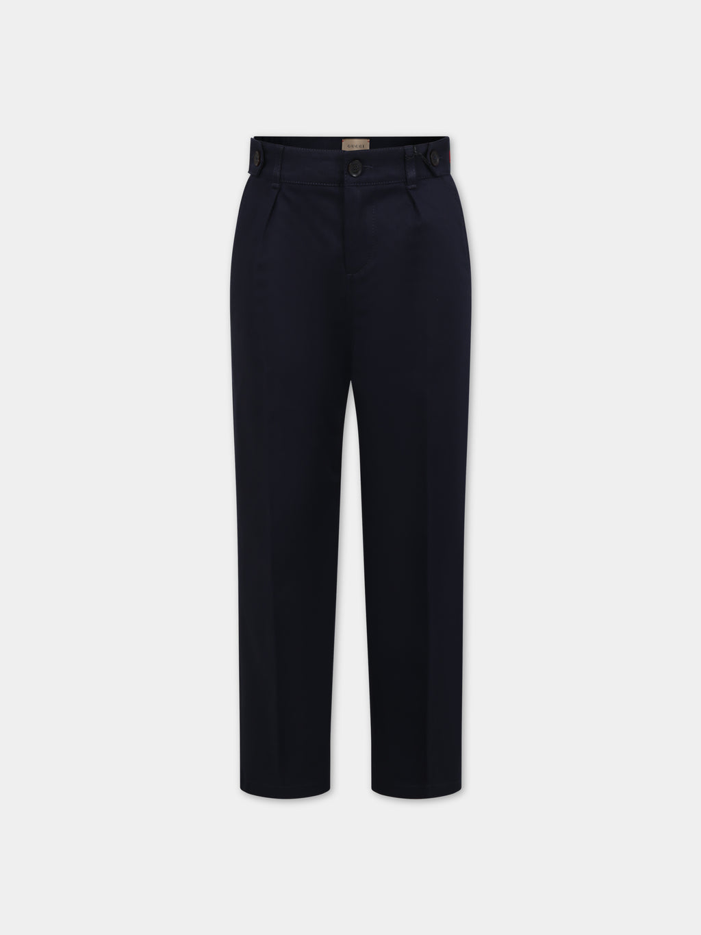 Blue trousers for boy with Web detail